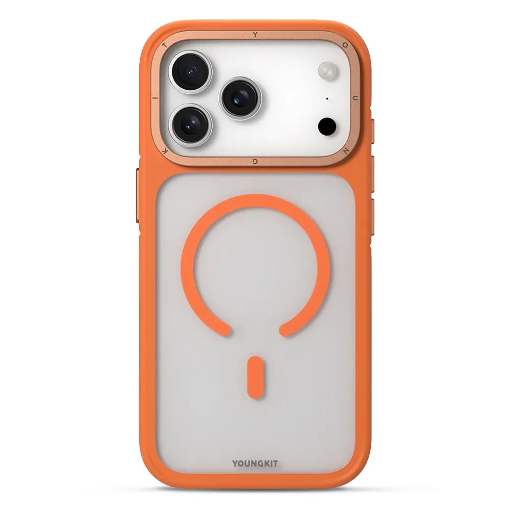 iPhone 17 Pro Max - Coque MagSafe YOUNGKIT Rocky Sand Orange