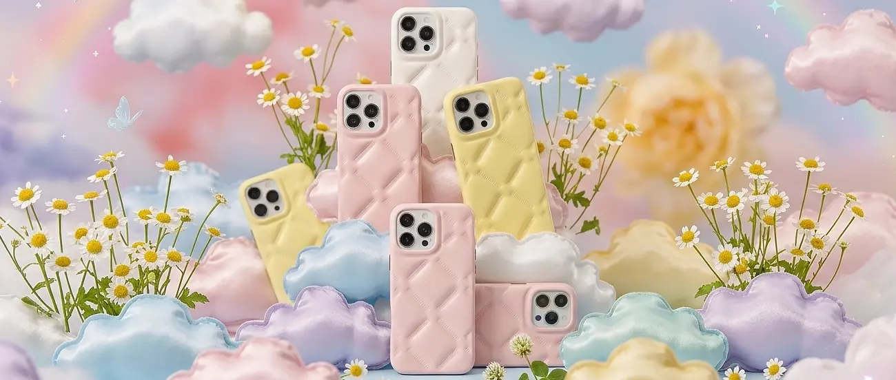 Coques YOYOISLES Cloud Series pour iPhone 16 Pro Max
