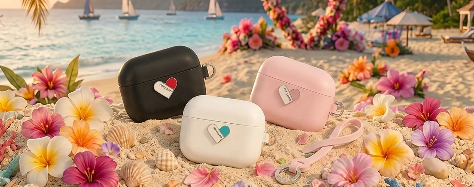 Étuis YOYOISLES Heart Island Series pour AirPods Pro 3