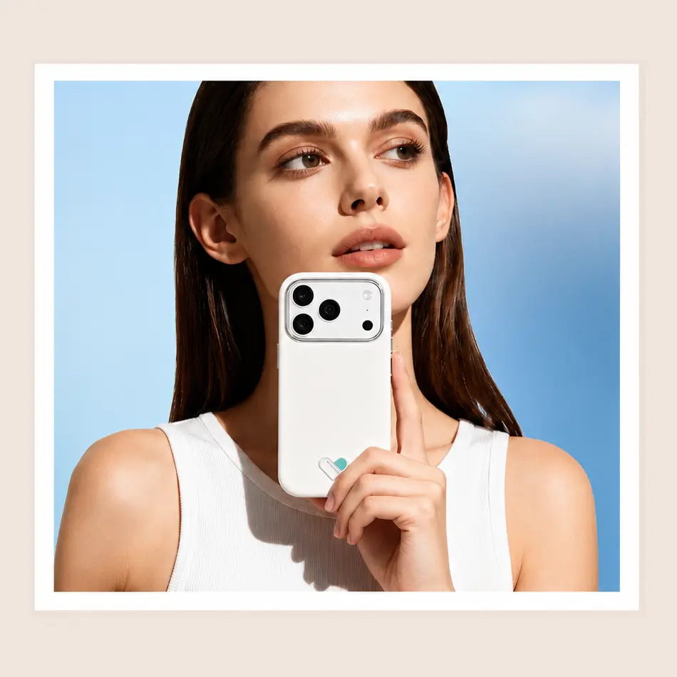 Mise en situation de la coque Heart Island Series YOYOISLES