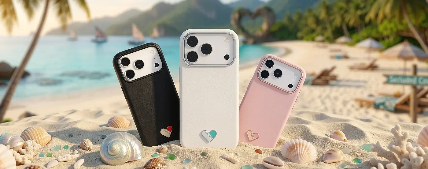 Coques YOYOISLES Heart Island Series pour iPhone 17 Pro Max