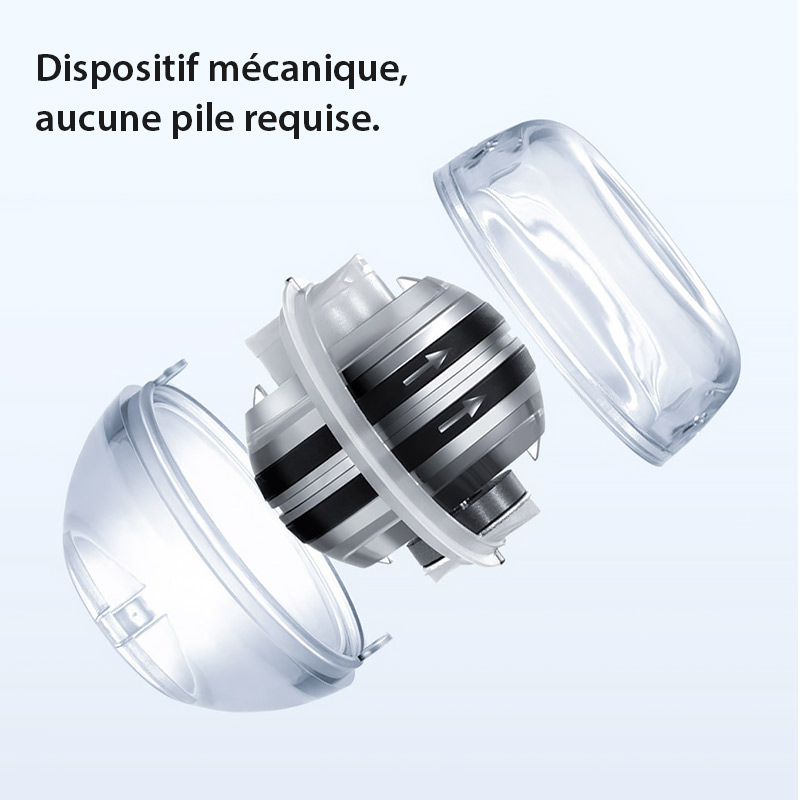 Balle de Poignet YUNMAI avec Noyau en Métal et Lumières à Vitesse Variable