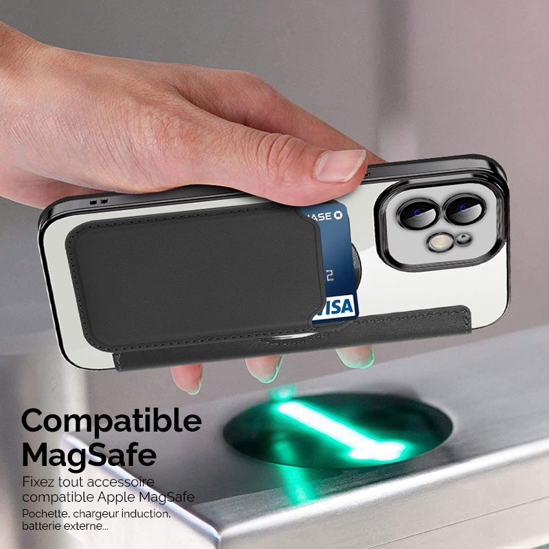 Étui Folio Ultra Slim Compatible MagSafe pour iPhone 12
