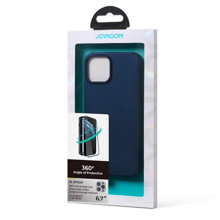 Coque Intégrale JOYROOM Full Cover 360 pour iPhone 13 Pro Max - Bleu