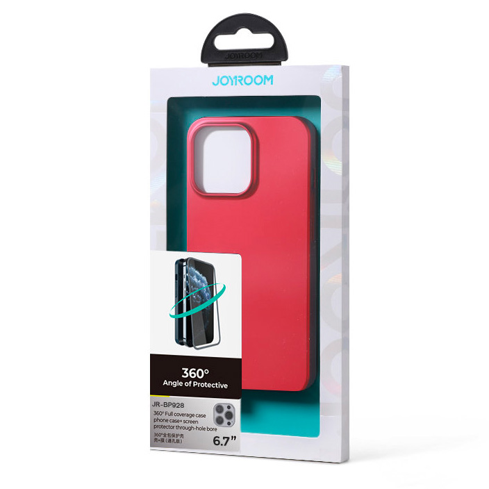 Coque Intégrale JOYROOM Full Cover 360 pour iPhone 13 Pro Max - Rouge