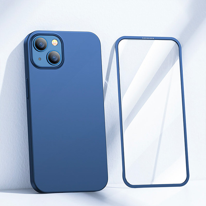 Coque Intégrale JOYROOM Full Cover 360 pour iPhone 13 - Bleu