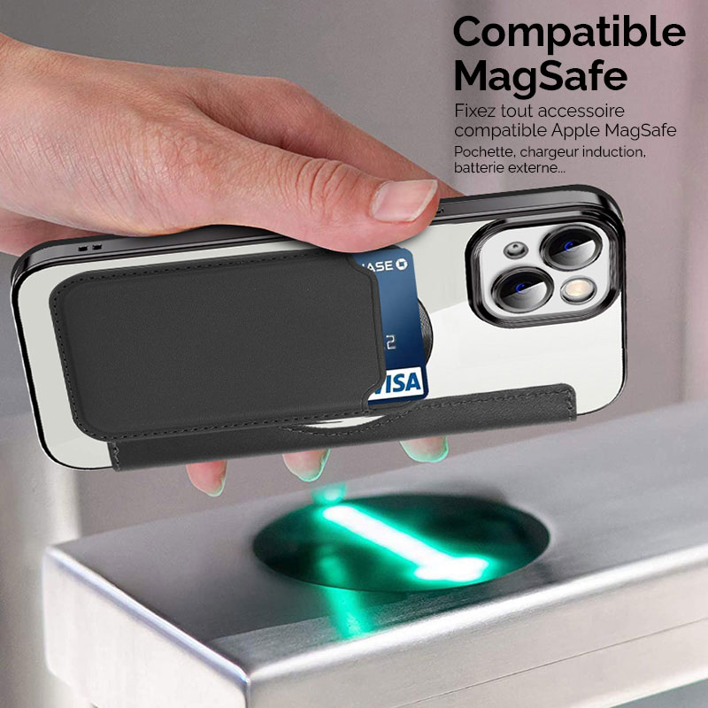 Étui Folio Ultra Slim Compatible MagSafe pour iPhone 14 Plus